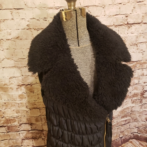 Calvin Klein Performance Vest Detachable Sherpa Collar Medium - Picture 3 of 9